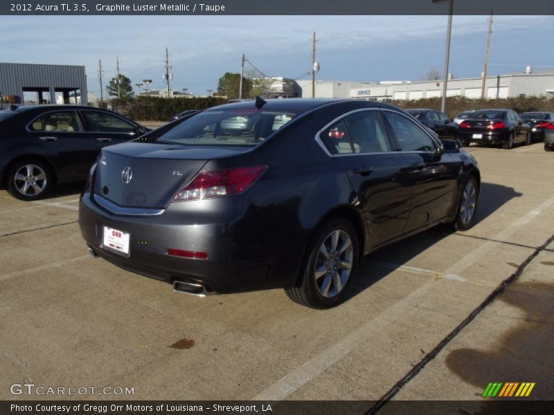 Graphite Luster Metallic / Taupe 2012 Acura TL 3.5