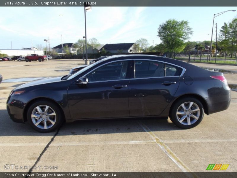 Graphite Luster Metallic / Taupe 2012 Acura TL 3.5