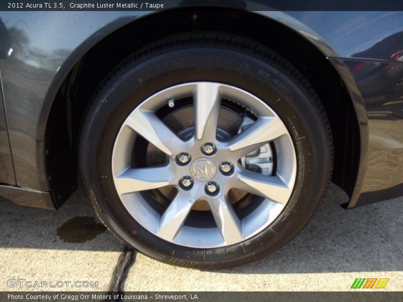 Graphite Luster Metallic / Taupe 2012 Acura TL 3.5
