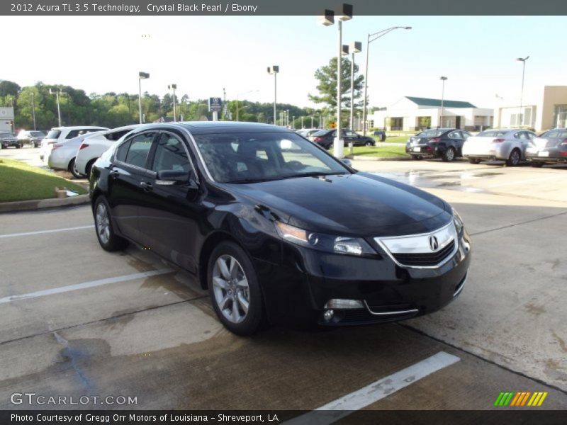 Crystal Black Pearl / Ebony 2012 Acura TL 3.5 Technology