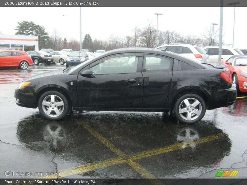 Black Onyx / Black 2006 Saturn ION 3 Quad Coupe