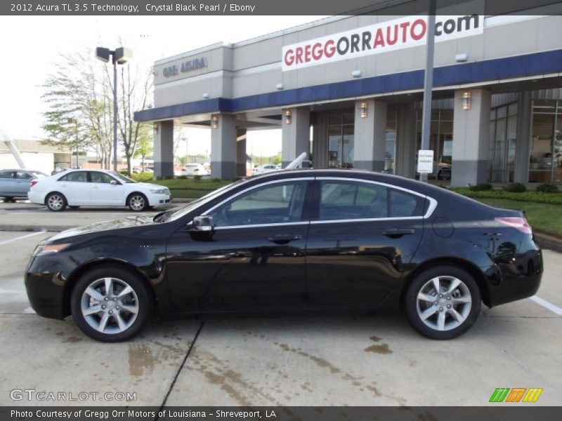 Crystal Black Pearl / Ebony 2012 Acura TL 3.5 Technology