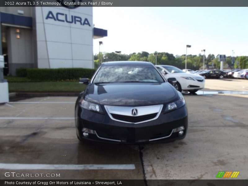 Crystal Black Pearl / Ebony 2012 Acura TL 3.5 Technology