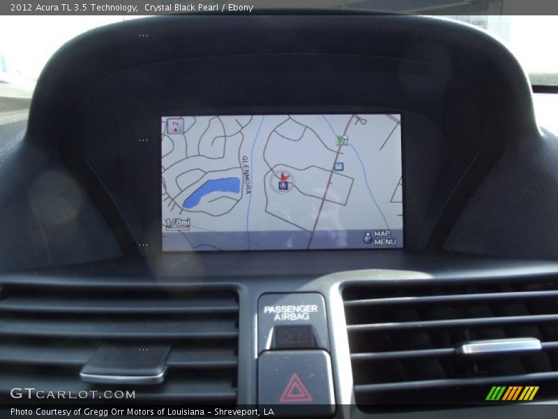 Crystal Black Pearl / Ebony 2012 Acura TL 3.5 Technology