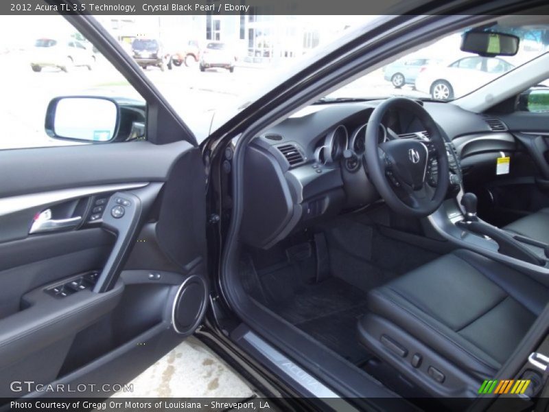 Crystal Black Pearl / Ebony 2012 Acura TL 3.5 Technology