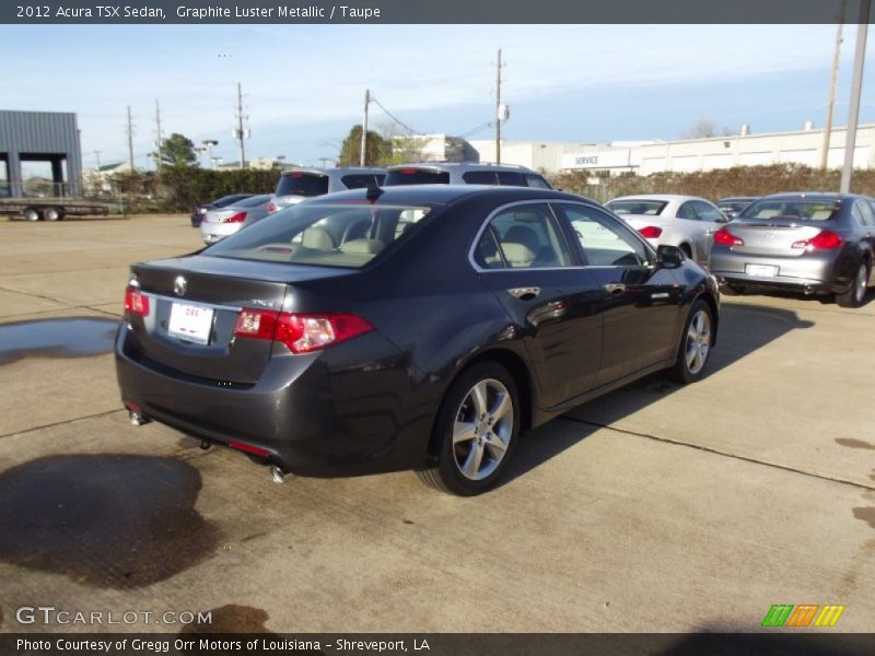 Graphite Luster Metallic / Taupe 2012 Acura TSX Sedan