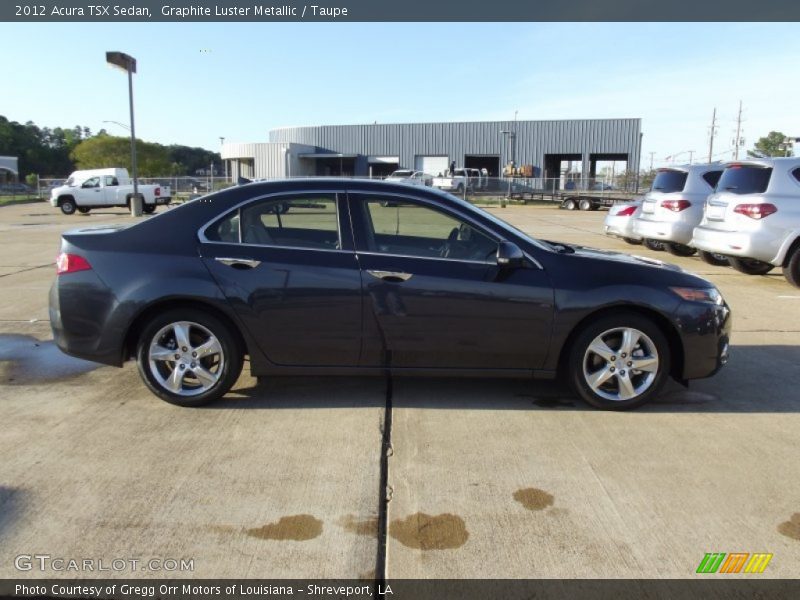 Graphite Luster Metallic / Taupe 2012 Acura TSX Sedan