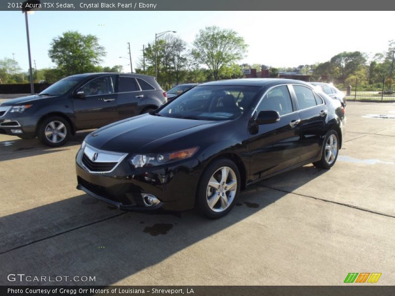 Crystal Black Pearl / Ebony 2012 Acura TSX Sedan