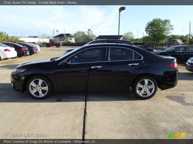 Crystal Black Pearl / Ebony 2012 Acura TSX Sedan