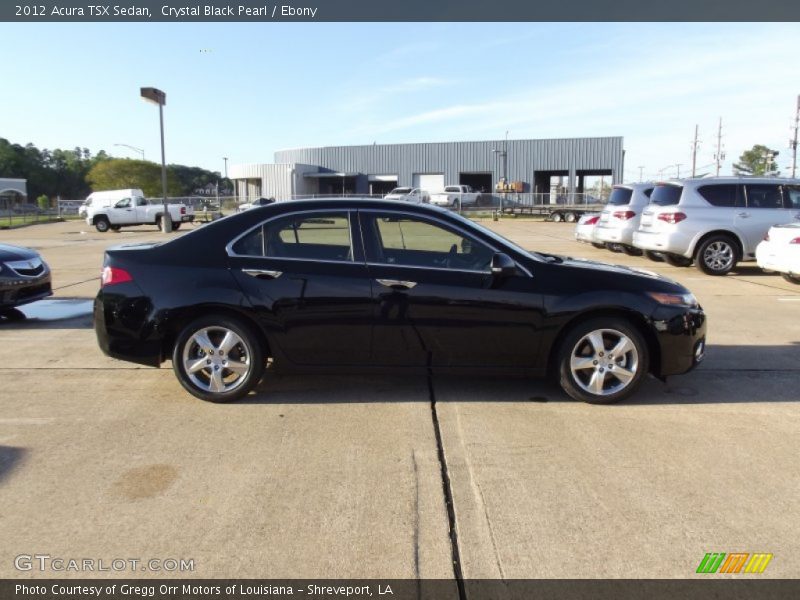Crystal Black Pearl / Ebony 2012 Acura TSX Sedan