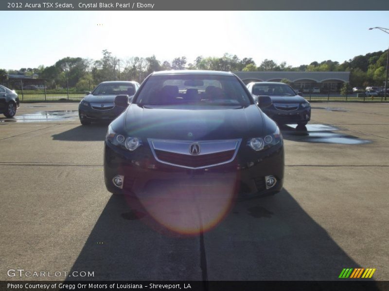 Crystal Black Pearl / Ebony 2012 Acura TSX Sedan