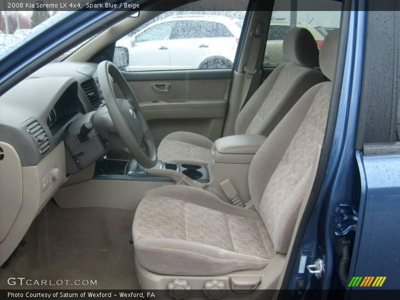 Spark Blue / Beige 2008 Kia Sorento LX 4x4