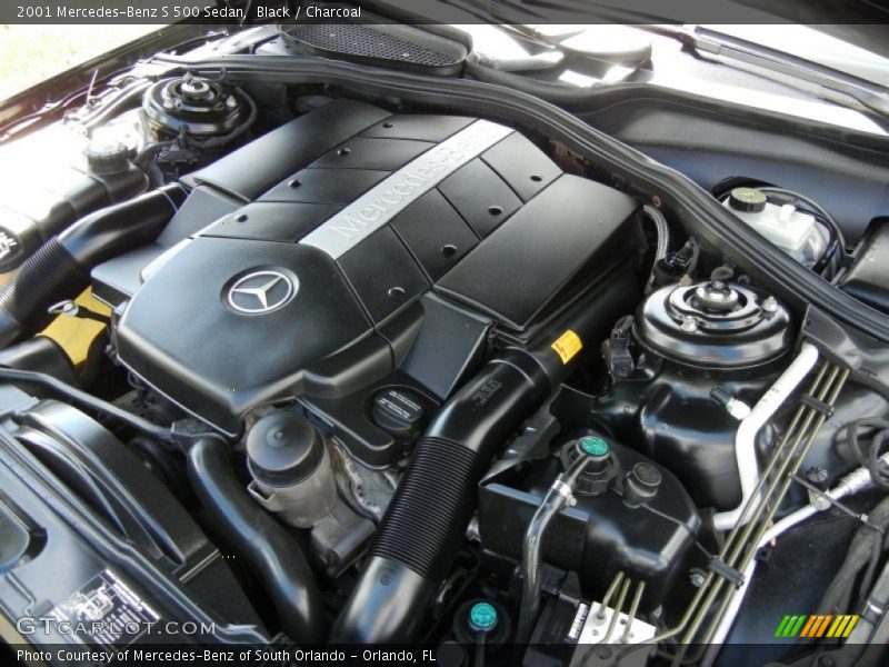 Black / Charcoal 2001 Mercedes-Benz S 500 Sedan