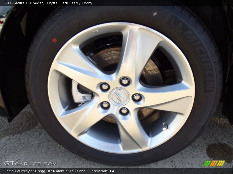 Crystal Black Pearl / Ebony 2012 Acura TSX Sedan