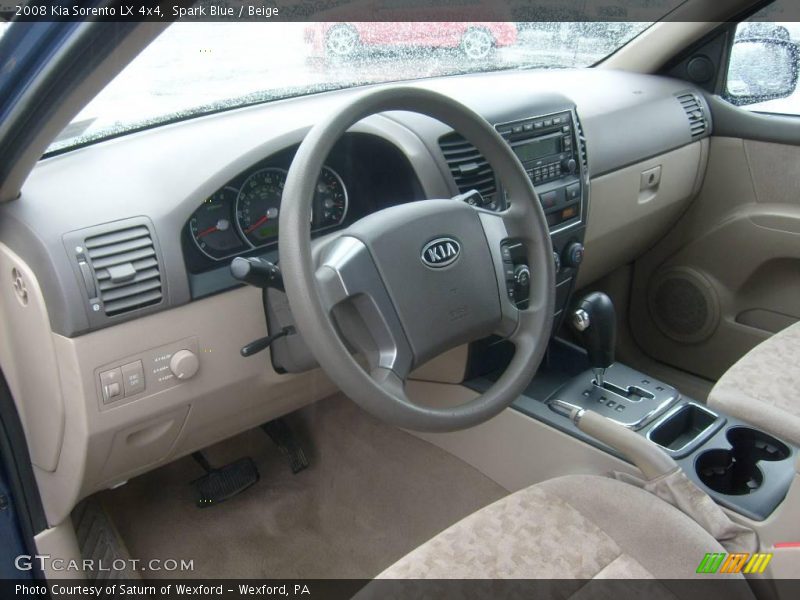 Spark Blue / Beige 2008 Kia Sorento LX 4x4