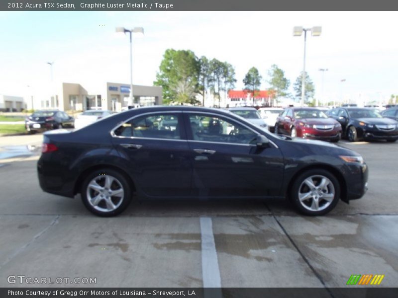 Graphite Luster Metallic / Taupe 2012 Acura TSX Sedan
