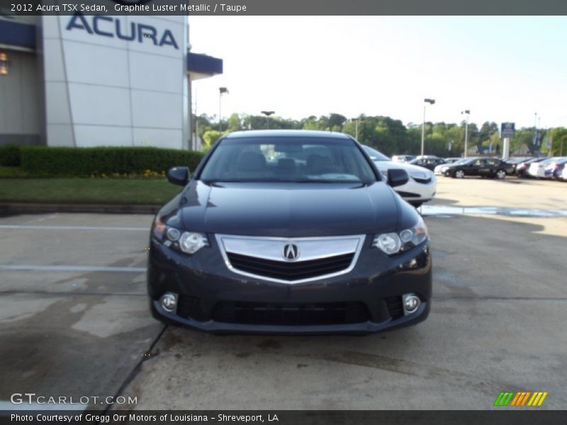 Graphite Luster Metallic / Taupe 2012 Acura TSX Sedan