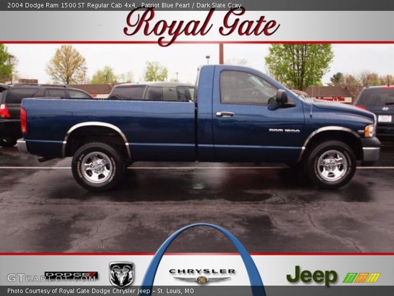 Patriot Blue Pearl / Dark Slate Gray 2004 Dodge Ram 1500 ST Regular Cab 4x4