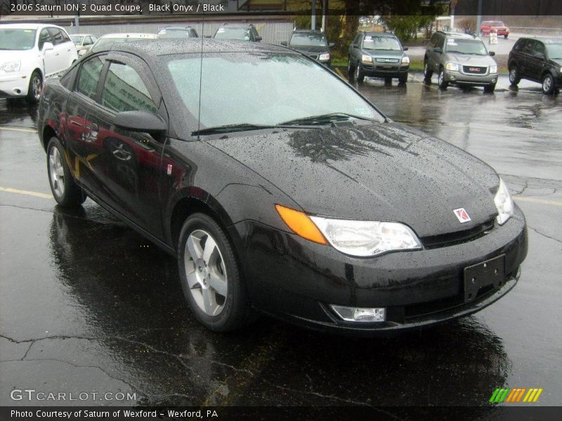 Black Onyx / Black 2006 Saturn ION 3 Quad Coupe