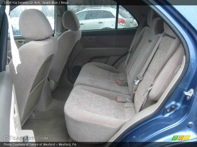 Spark Blue / Beige 2008 Kia Sorento LX 4x4