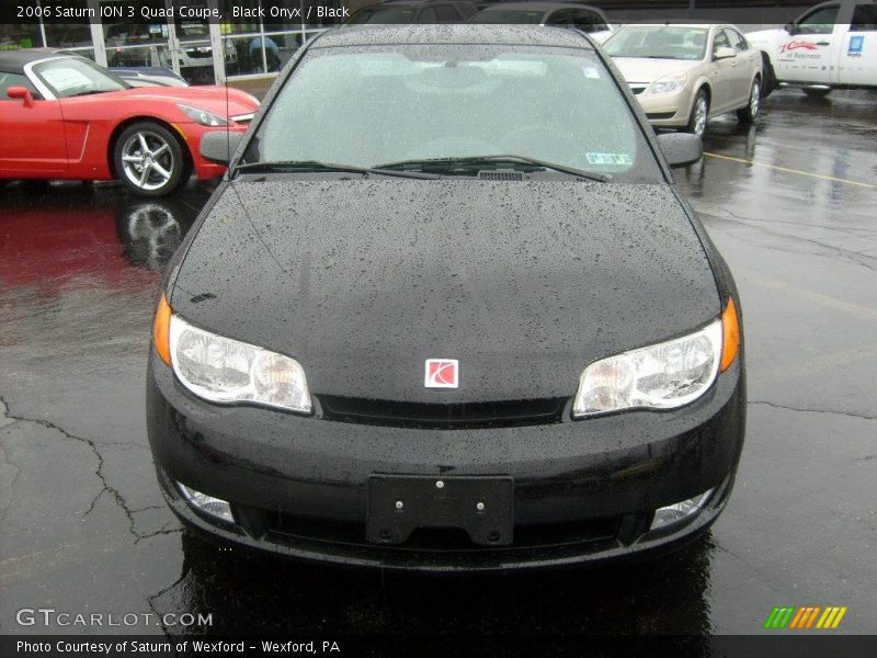 Black Onyx / Black 2006 Saturn ION 3 Quad Coupe