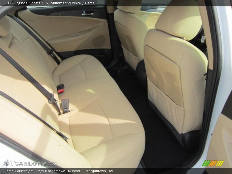 Shimmering White / Camel 2012 Hyundai Sonata GLS