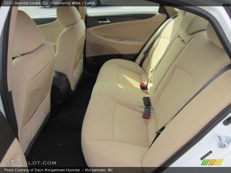 Shimmering White / Camel 2012 Hyundai Sonata GLS
