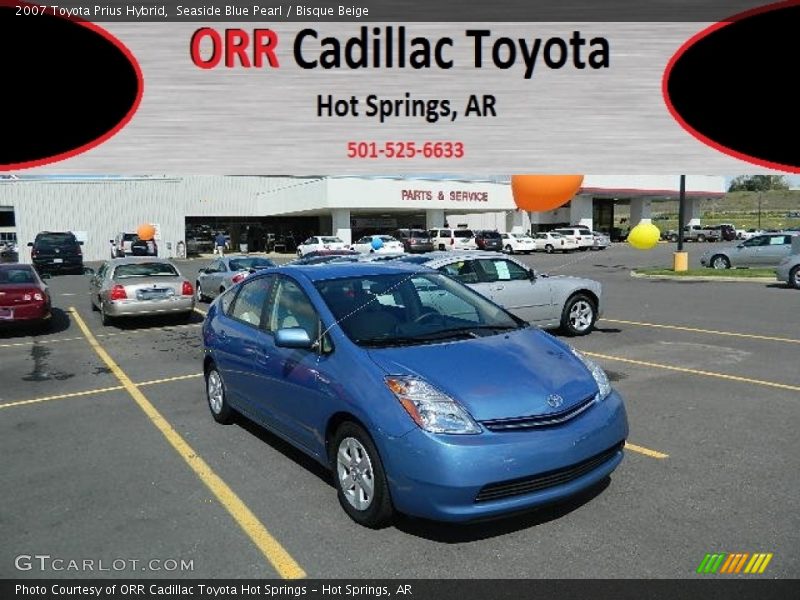 Seaside Blue Pearl / Bisque Beige 2007 Toyota Prius Hybrid