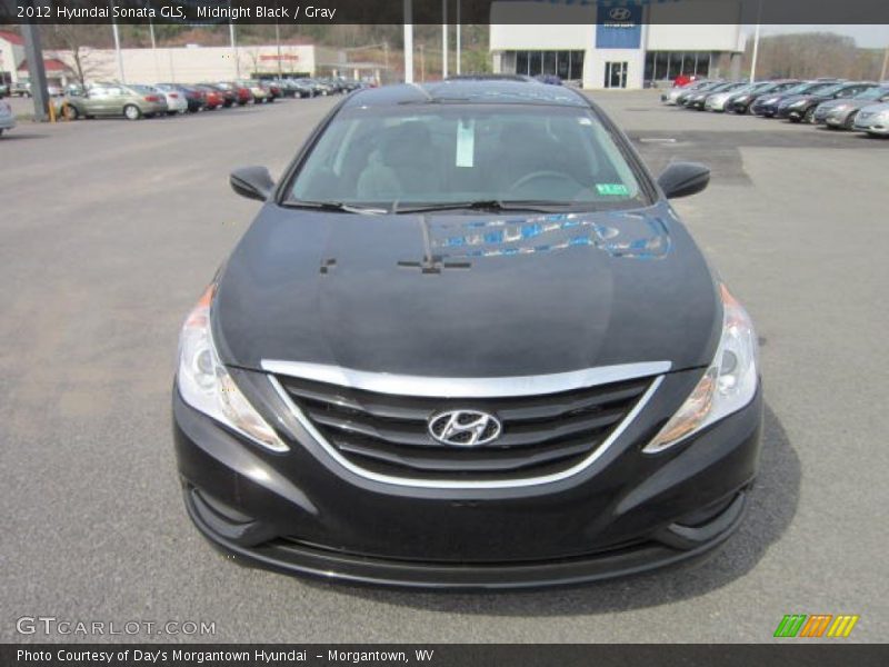 Midnight Black / Gray 2012 Hyundai Sonata GLS