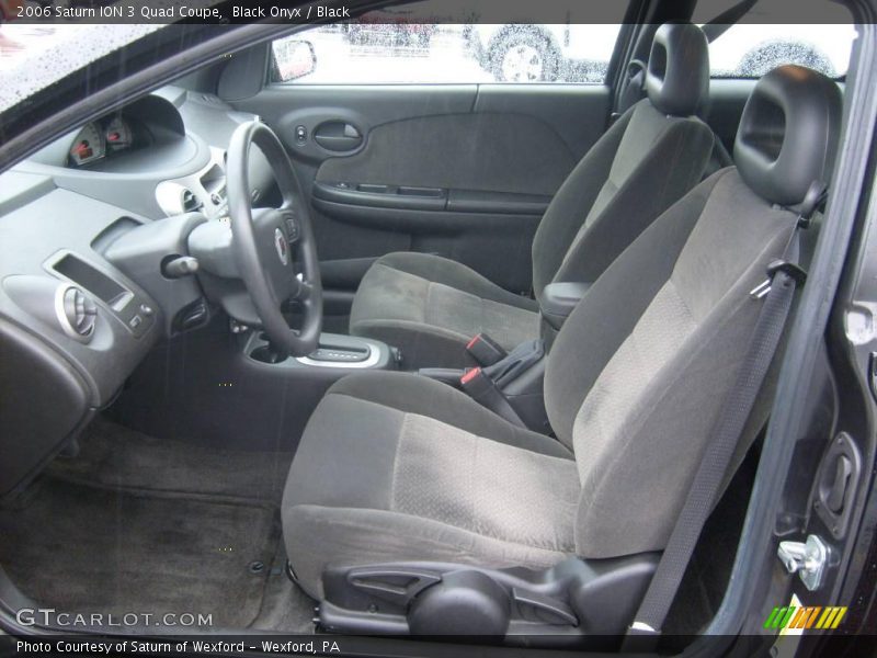Black Onyx / Black 2006 Saturn ION 3 Quad Coupe