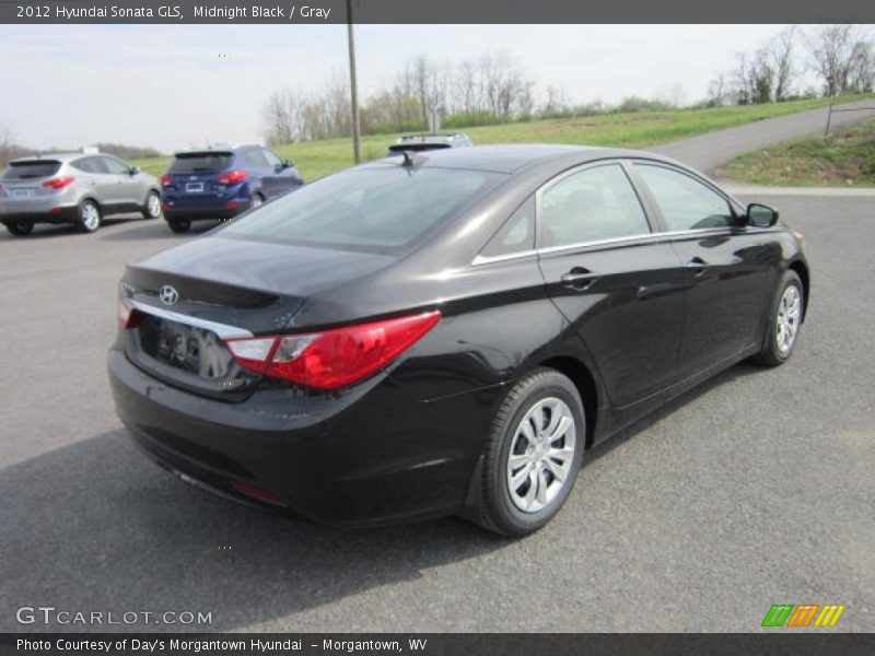 Midnight Black / Gray 2012 Hyundai Sonata GLS