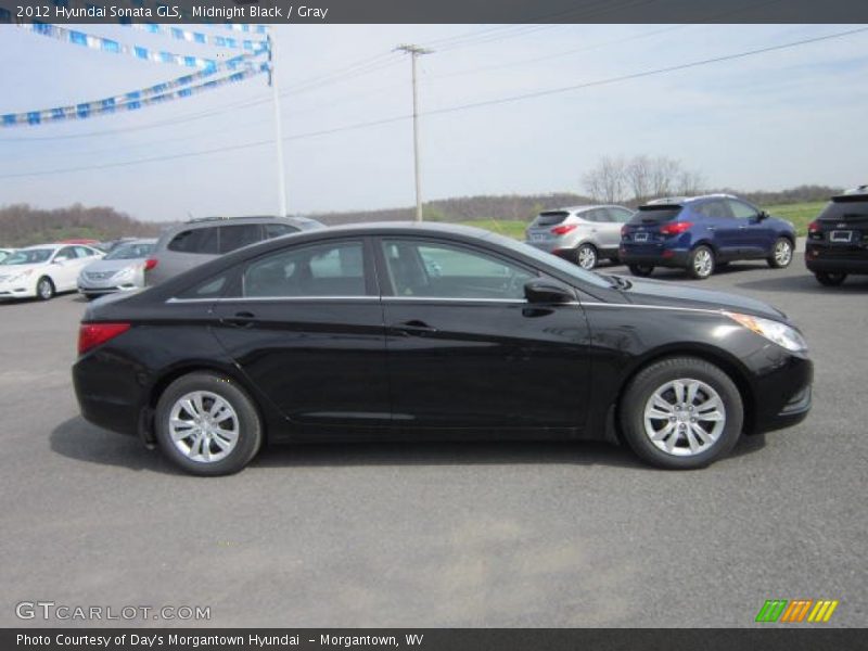 Midnight Black / Gray 2012 Hyundai Sonata GLS