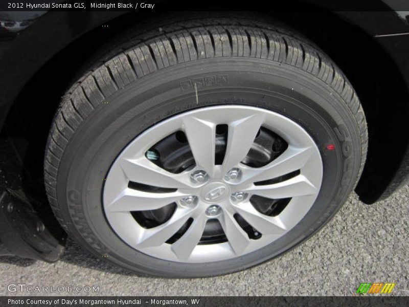 Midnight Black / Gray 2012 Hyundai Sonata GLS