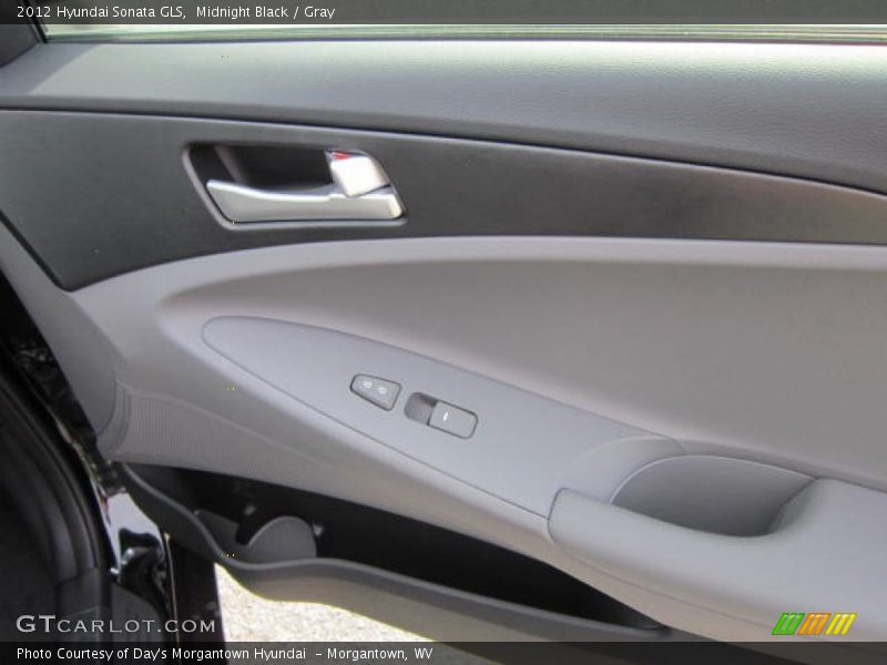 Midnight Black / Gray 2012 Hyundai Sonata GLS
