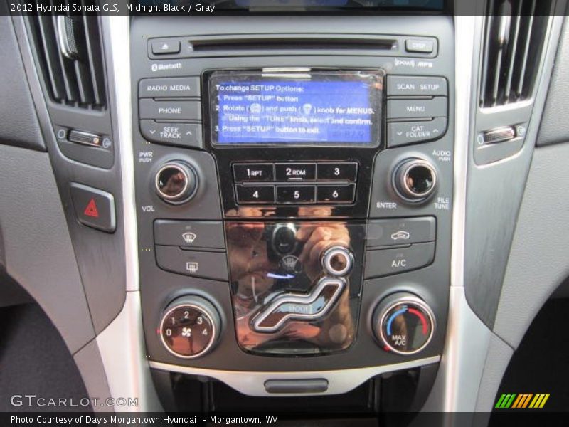 Midnight Black / Gray 2012 Hyundai Sonata GLS