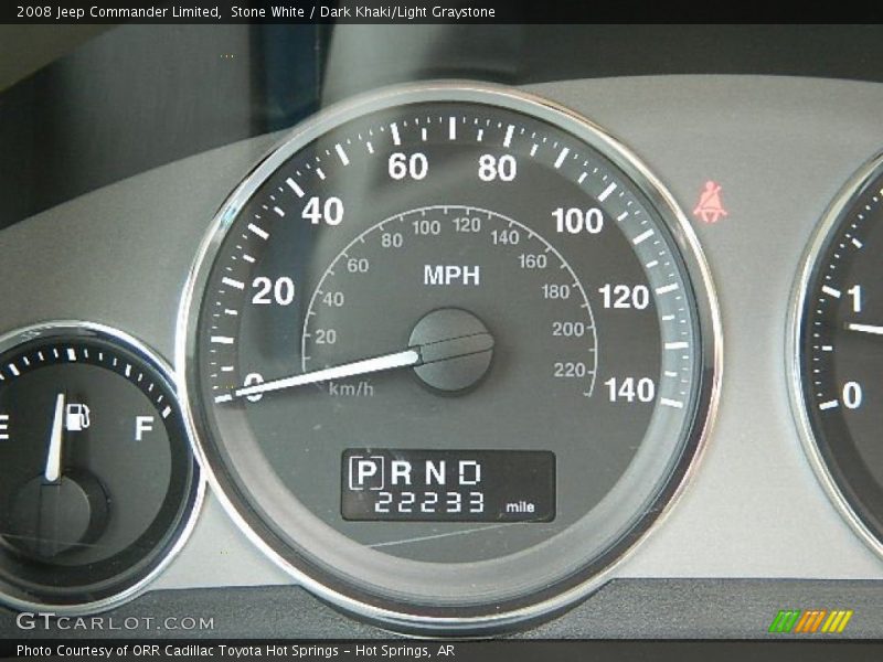 Stone White / Dark Khaki/Light Graystone 2008 Jeep Commander Limited