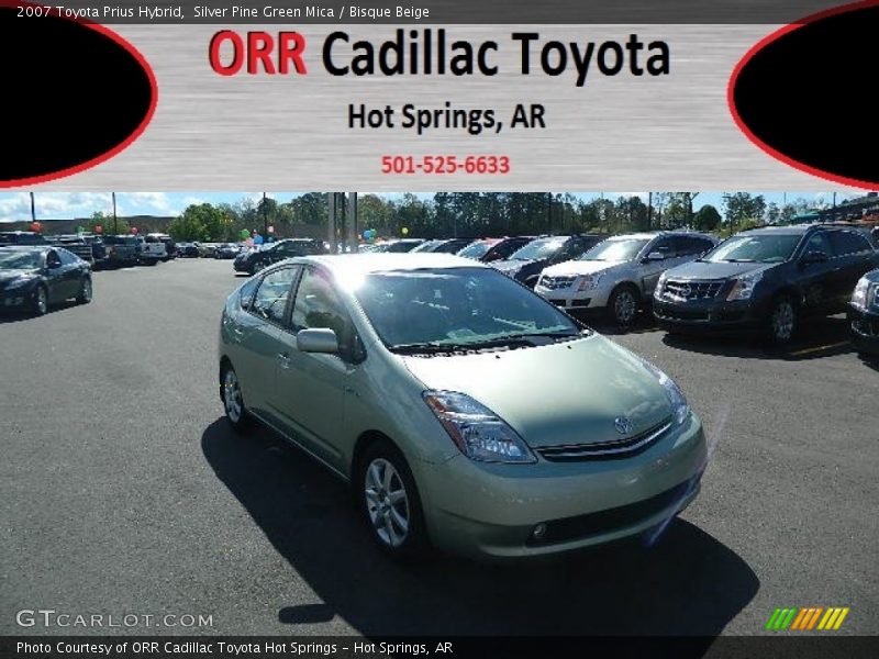 Silver Pine Green Mica / Bisque Beige 2007 Toyota Prius Hybrid