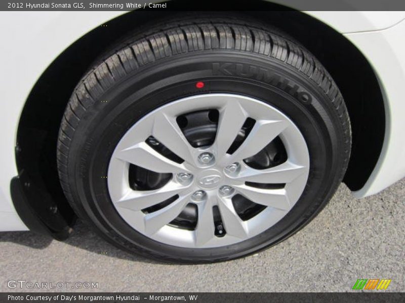Shimmering White / Camel 2012 Hyundai Sonata GLS