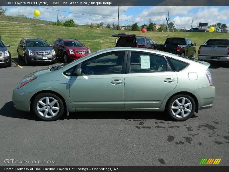 Silver Pine Green Mica / Bisque Beige 2007 Toyota Prius Hybrid