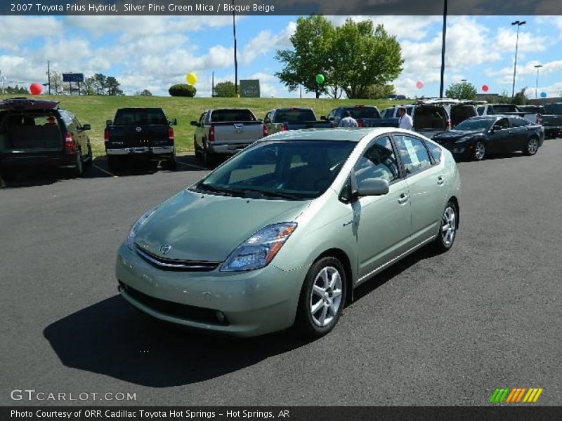 Silver Pine Green Mica / Bisque Beige 2007 Toyota Prius Hybrid