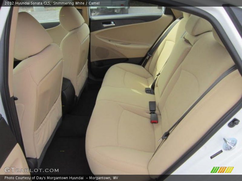 Shimmering White / Camel 2012 Hyundai Sonata GLS