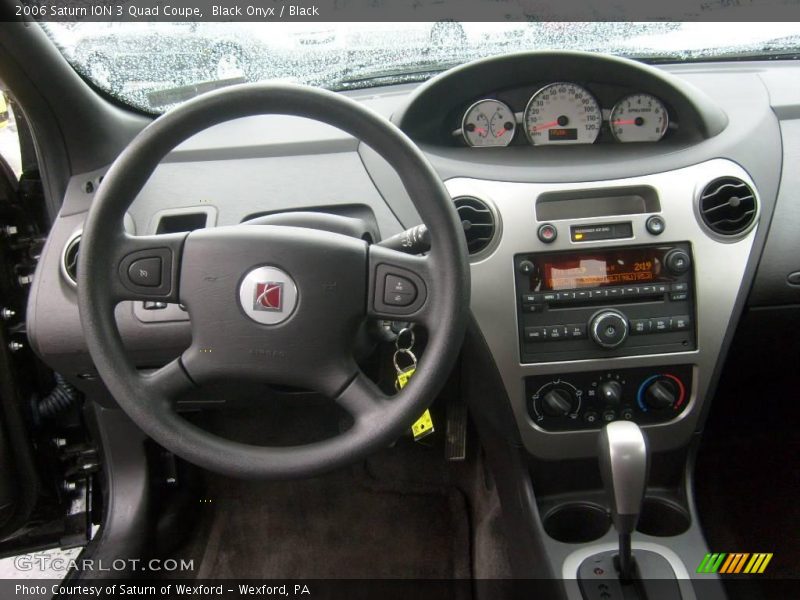 Black Onyx / Black 2006 Saturn ION 3 Quad Coupe