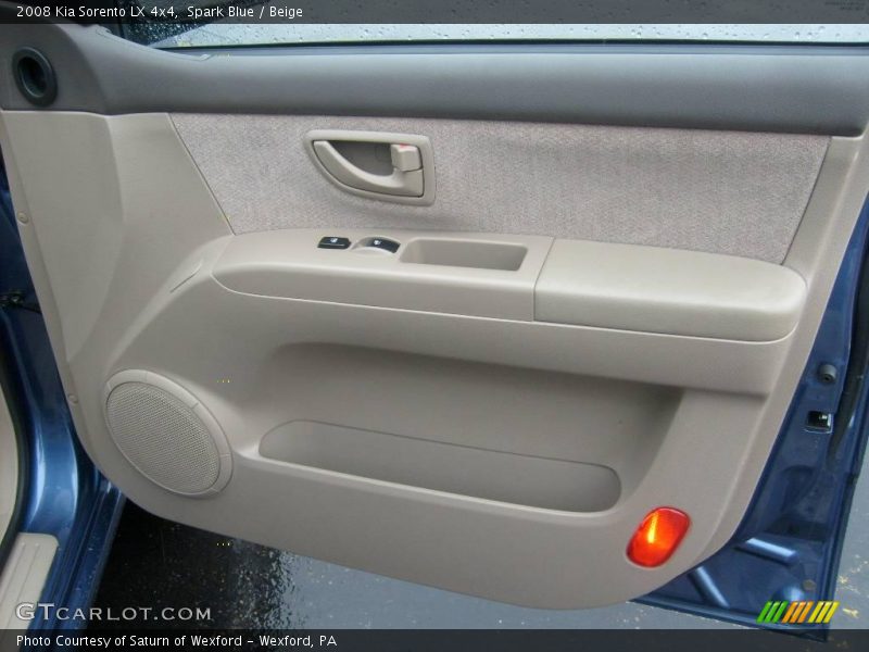 Spark Blue / Beige 2008 Kia Sorento LX 4x4
