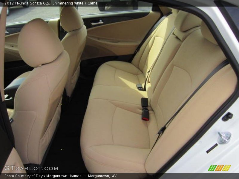 Shimmering White / Camel 2012 Hyundai Sonata GLS