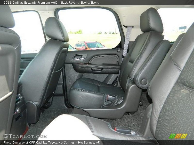 Black Raven / Ebony/Ebony 2012 Cadillac Escalade Premium AWD