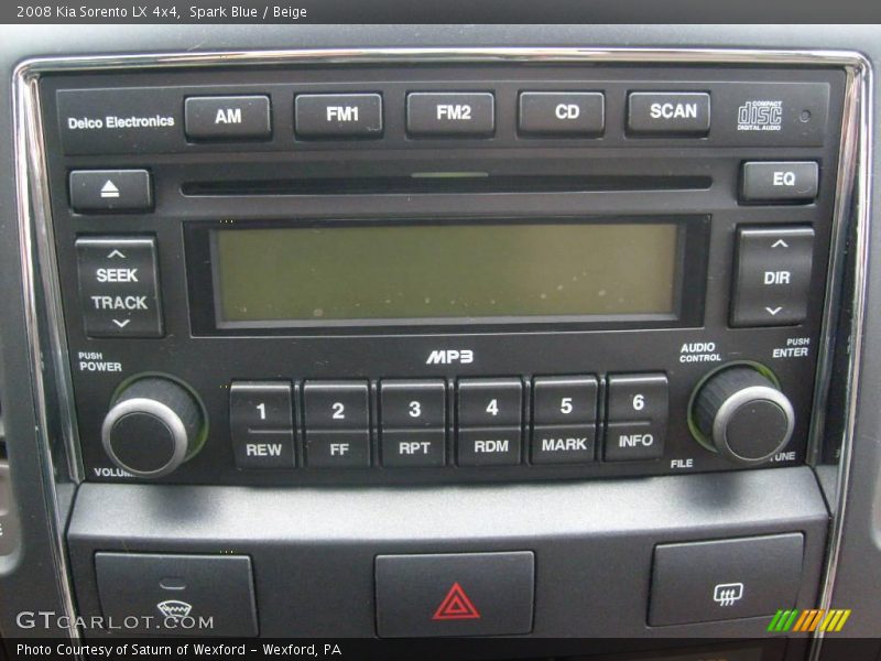 Spark Blue / Beige 2008 Kia Sorento LX 4x4