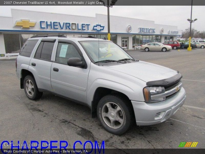 Moondust Metallic / Light Gray 2007 Chevrolet TrailBlazer LS 4x4