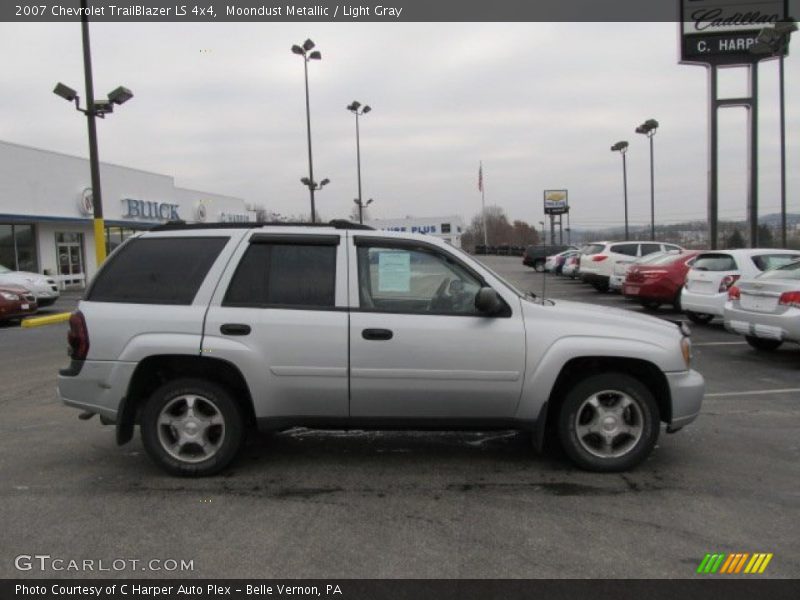 Moondust Metallic / Light Gray 2007 Chevrolet TrailBlazer LS 4x4