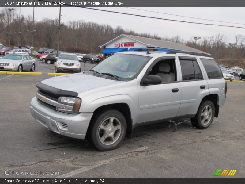 Moondust Metallic / Light Gray 2007 Chevrolet TrailBlazer LS 4x4