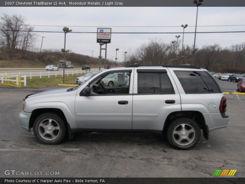Moondust Metallic / Light Gray 2007 Chevrolet TrailBlazer LS 4x4